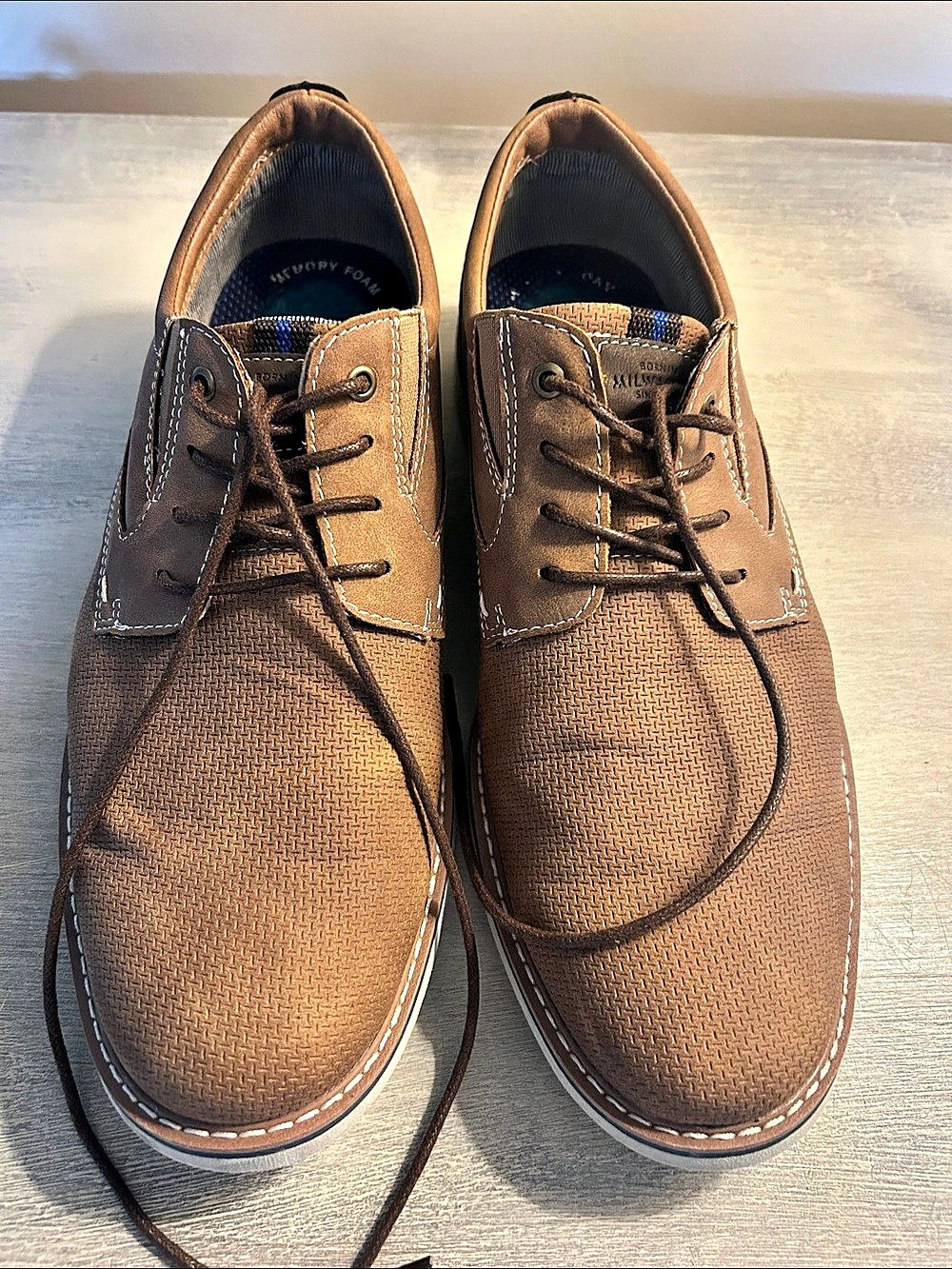 Nunn Bush Men's Brown Oxfords US 10 M